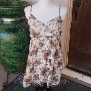 Sheer floral sundress  
